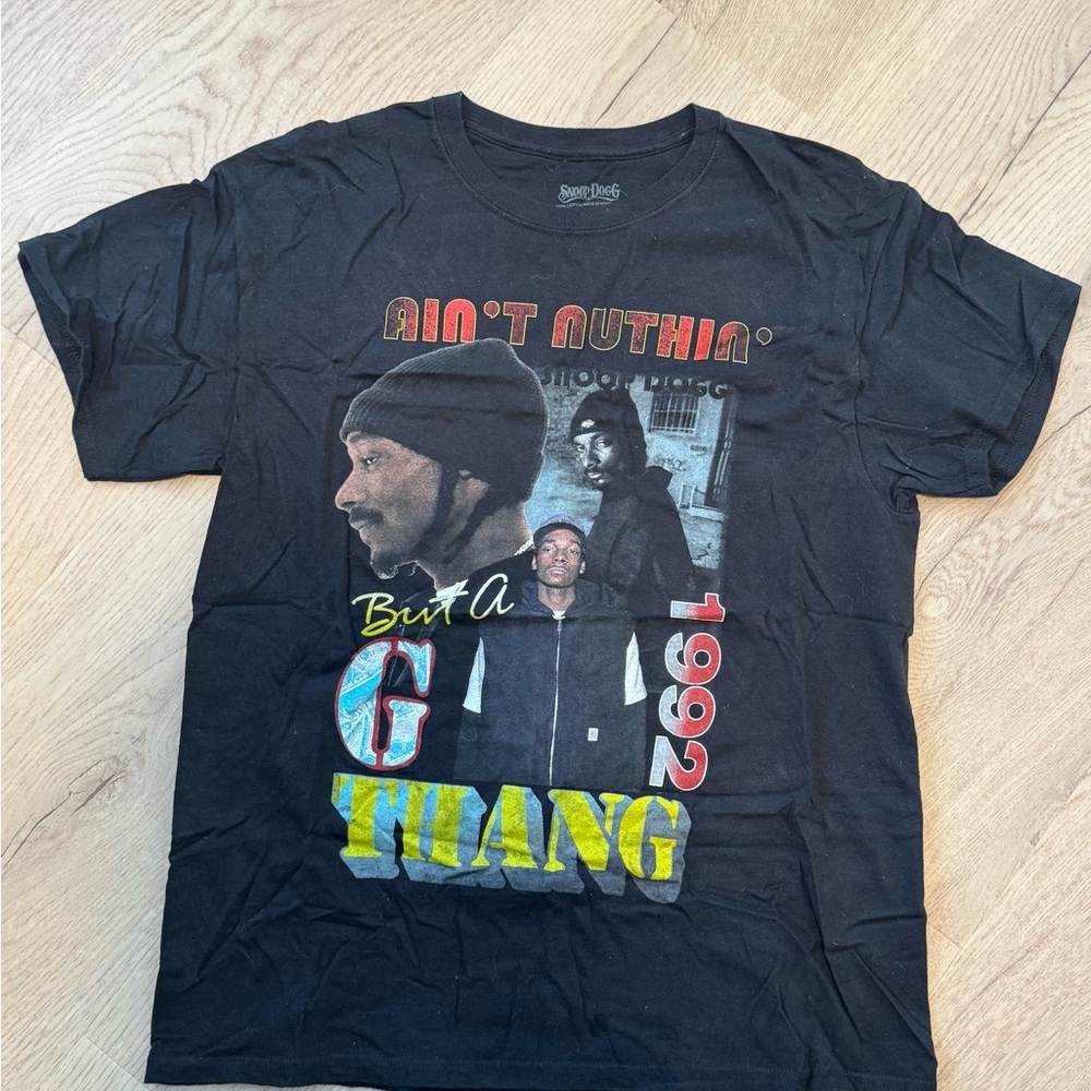 Black Snoop Dog Graphic Tee